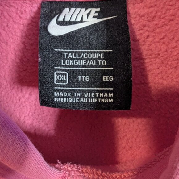 Nike Sportswear Club Fleece Pullover Hoodie, Pink, Men's XXL - Picture 4 of 5
